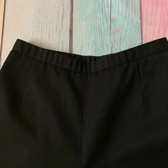 Black high waist wool trousers - Picture 4 of 7